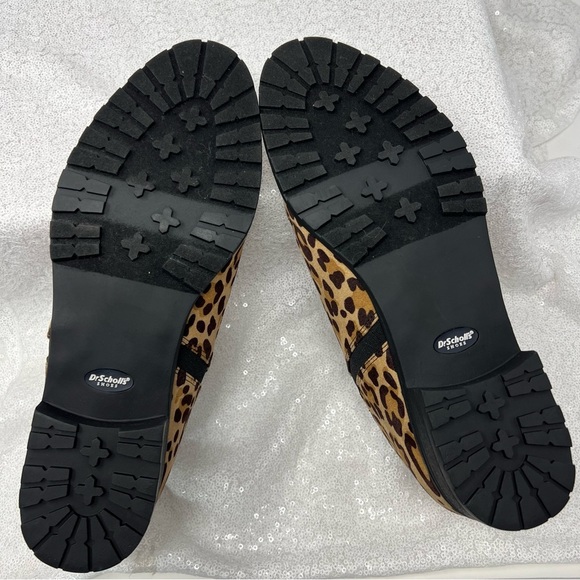 Dr. Scholl’s Rate Ankle Bootie Lepard tan/black shoes. - Picture 8 of 10